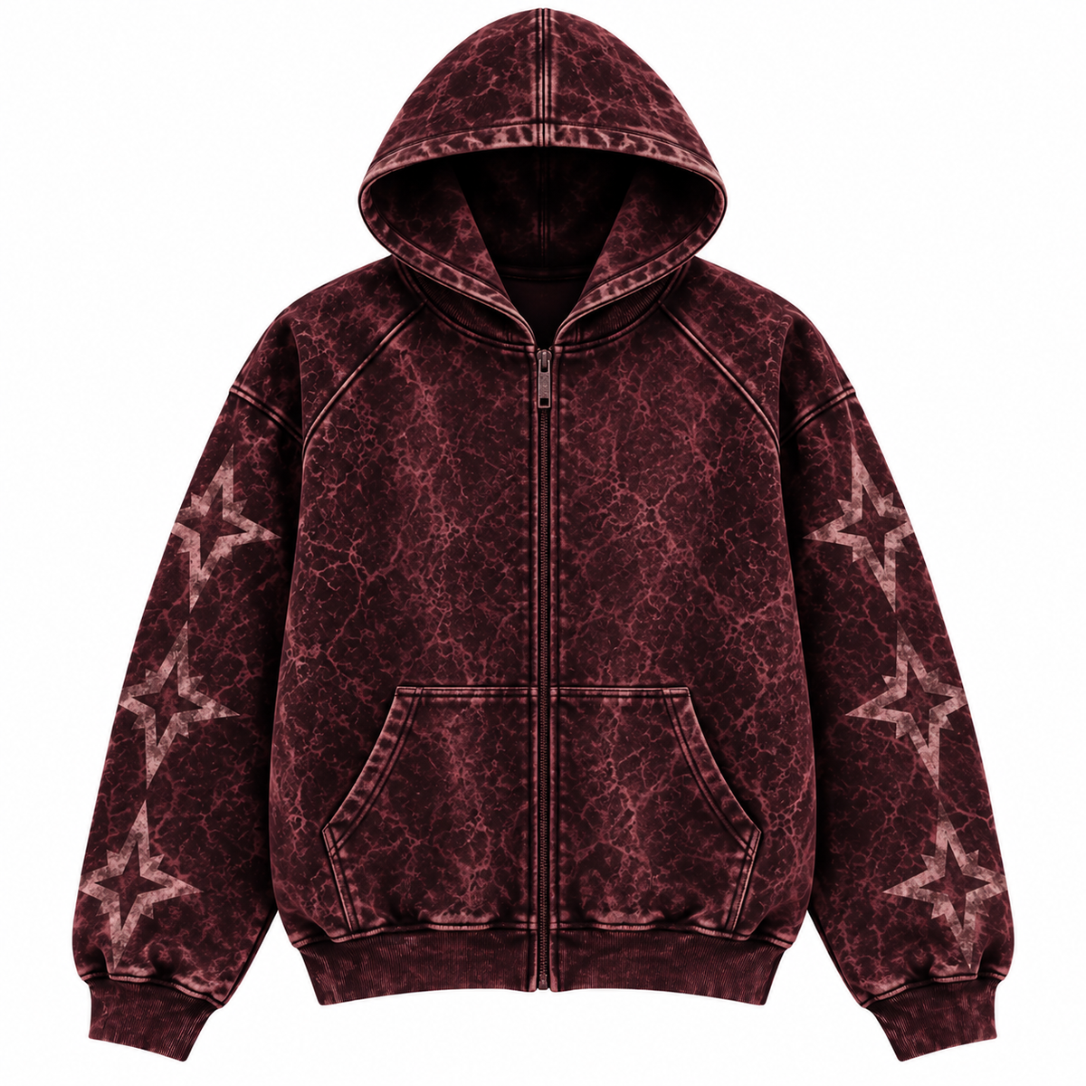 STARWASH Zip Up - Scarlet