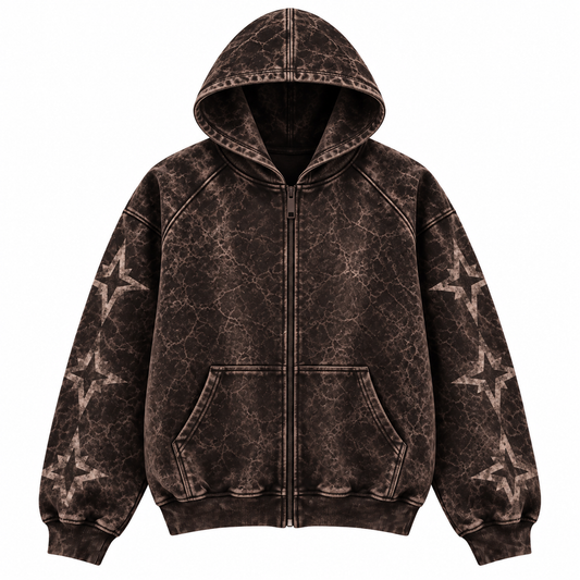 STARWASH Zip Up - Espresso